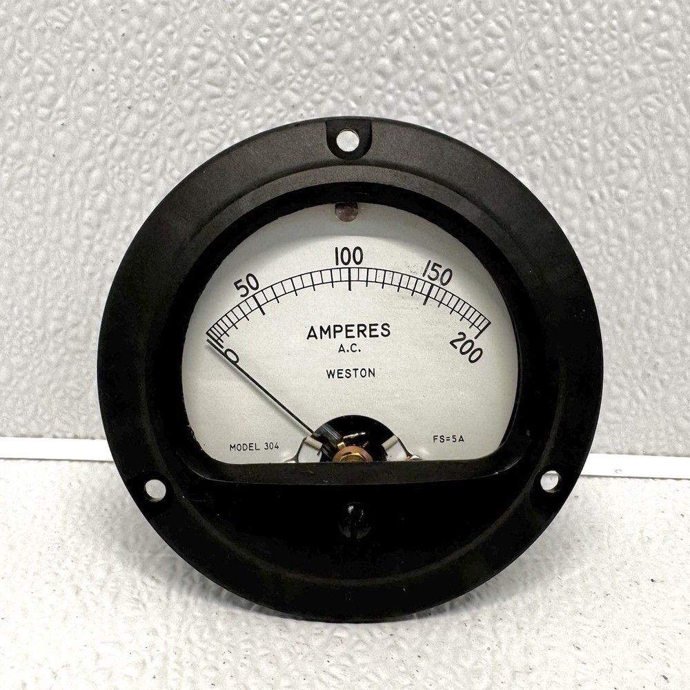 Weston Instruments Model 304 Meter 0-200 A.C.
