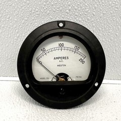 Weston Instruments Model 304 Meter 0-200 A.C.