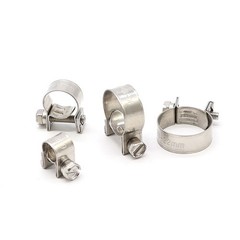 Mini Hose Jubilee Clip Clamp Fuel Line Petrol Pipe Clamps Clips Stainless Steel