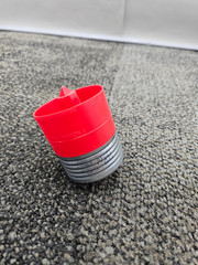 (QTY 5) Residential Flat Concealed Pendent Sprinkler Red Heavy Duty Threaded