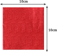 600pcs Foil Candy Wrappers, 4×4 inches DIY Square Package Wrapping Papers for Ea