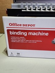 Office Depot 5 Sheet Punch Capacity Machine 90 Sheet Binding Capacity Ms1
