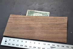 Walnut Raw Wood Veneer Sheet 6 x 14.5 inches 1/42nd BARGAIN 42083-57