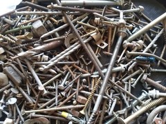 Bulk Assorted Loose BOLTS SCREWS NAILS junk drawer hardware lot 6 POUNDS