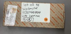 Lot of 99 Weidmüller 1036760000 Terminal Blocks Orange 600V 35A (b551)