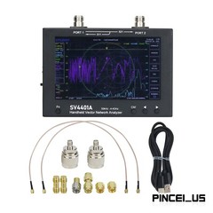SV4401A 50KHz-4.4GHz Handheld Vector Network Analyzer Antenna Analyzer 7″ Screen