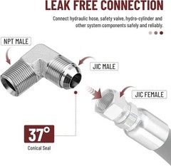 64x ORFS Hydraulic Cap and Plug Kit Hose Tube & Pipe Fitting Set Easy Install US