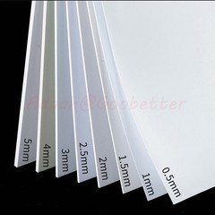 200*200mm White ABS Plastic Sheet Plastic Plate Board Thick 1mm 1.5mm 2mm 3mm