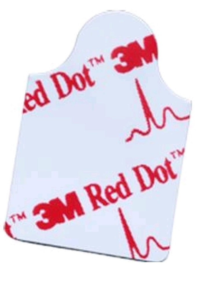 100/Pack 3M Red Dot Resting EKG Electrode, ECG Resting Tab Connector #2330