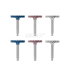 6Pc Dental Polishing Wheel Discs Kit RA 2.35mm for Composite Ceramic Polishing