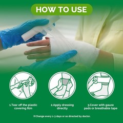 Greetmed Honey Gauze Dressing 2″ x 2″ Sterile Wound Care – Pack of 10