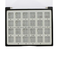 Orthodontic Roth 018/022 Metal Slot Ceramic Bracket 5-5 3M Clarity Aesthetic