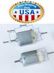 5 x FA-130RD DC Motor 1.5V 3V 6V 18000 RPM High Speed Metal Brush DIY Toy Car
