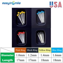 Dental Endodontic Fiber Post Root Canal Pin Screw Quartz Glass Posts + 4 Drills