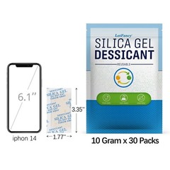 10g Gram Foil-Packed Silica Gel Desiccant Pack Moisture Absorber Packets x 32pcs