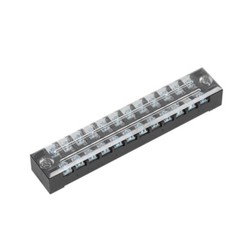 5Pcs Dual Row 12 Positions Screw Terminal Electric Barrier Strip Block 15A 600V