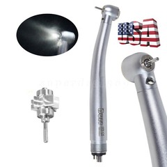 LED E-generator Dental Fiber Optic LED Turbine Handpiece High Speed 4 Hole UDM4