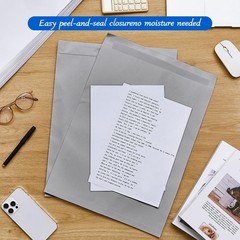50 Pcs 14” x 18” Extra Large Mailing Envelopes 32lb with Gummed Flaps, Cata…
