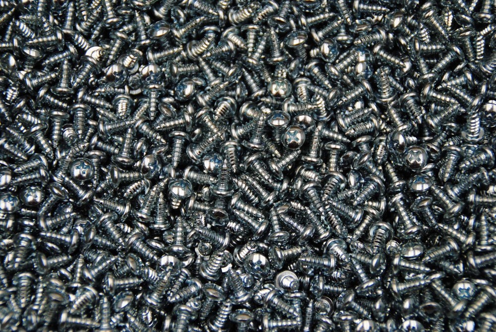 (3000) Phillips Pan Head 6 x 3/8 Type AB Zinc Plated Sheet Metal Screw SMS