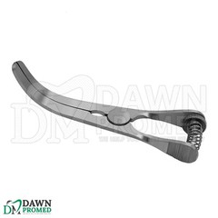 Glover Atraumatic Debakey Bulldog Clamp 3.5” Curved 4cm Jaw Surgical Instrument