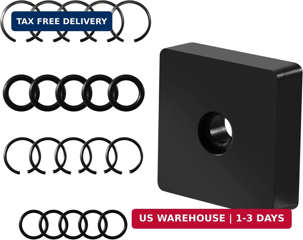 5-Pack 1/2″ and 3/8″ Impact Retaining Ring Clip With O-Ring for Milwaukee Electr