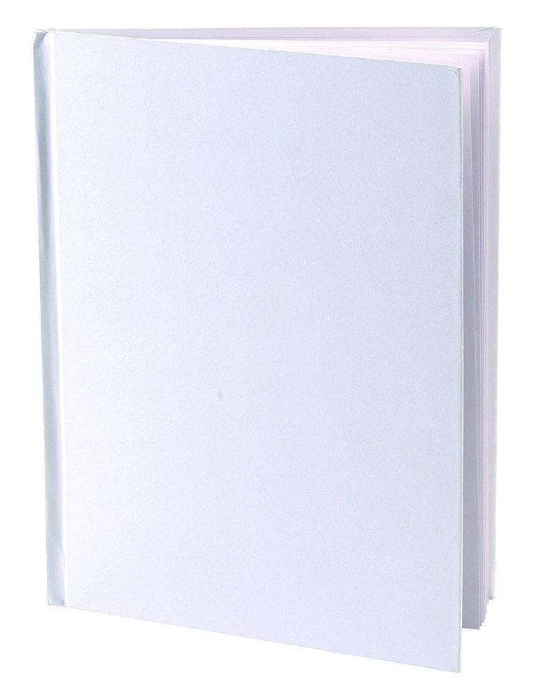 Ashley Hardcover Blank Book White