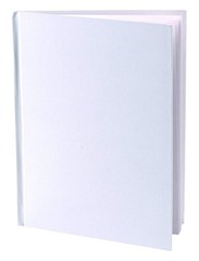 Ashley Hardcover Blank Book White