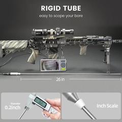 Teslong Rigid Rifle Borescope 0.2inch Dia Fits .20 Caliber & Larger NTG500H