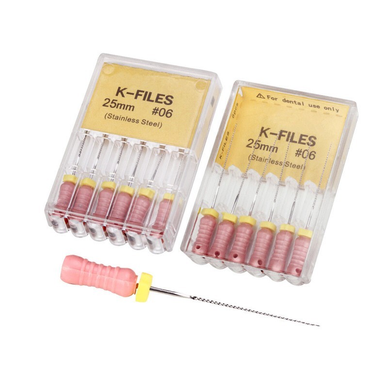 Dental Endo Root Canal Files Hand Use K-Files Stainless Steel 21mm/25mm/31mm