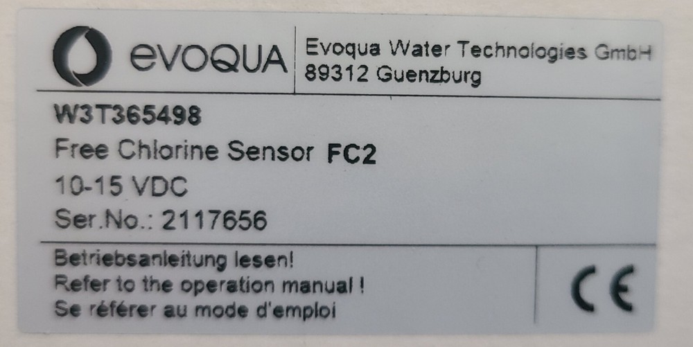 EVOQUA FREE CHLORINE SENSOT KIT