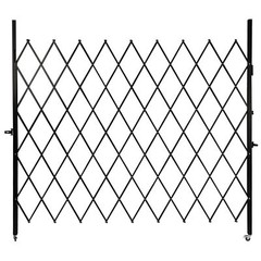 Single Folding Security Gate Folding Door Gate 7.22’H x 7.5’W Scissor Gate