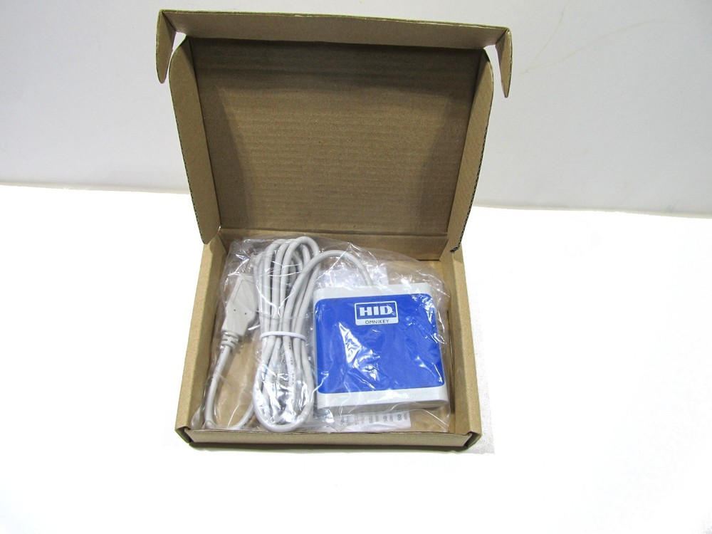 HID OMNIKEY 5022 CL USB Contactless Smart Card Reader – Dark Blue – New In Box