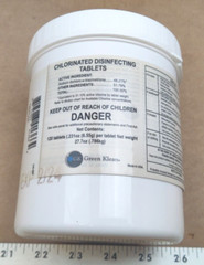 Green Klean Chlorinated Disinfecting Sanitizer Electrostatic Tablets (lot of 6)