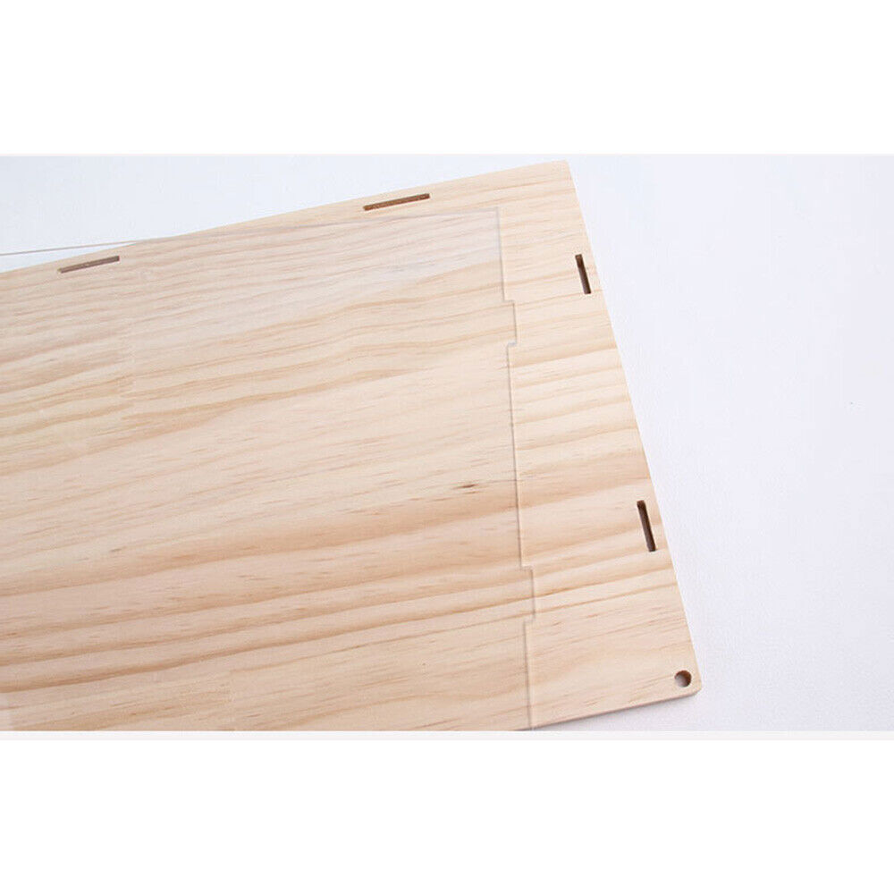 Stylish Wood & Acrylic Display Shelf for Organizing Small Items