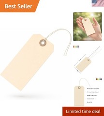 Durable Hang Tags with String – Box of 100 – Versatile Labeling Solution
