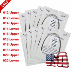 10pcs/pk Dental Orthodontic Niti Arch Wire Round Ovoid Form all size option U-pi