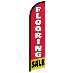 Flooring Sale Windless Advertising Banner Flag for Wholesale Flooring Businesses
