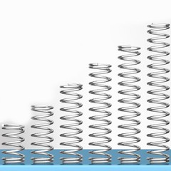 Wire Diameter 2.0mm Compression Spring 12-30mm Outer Dia. & 10/20-200mm Length