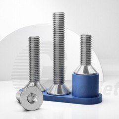 M3 M4 Countersunk Flat Head Screw Allen Socket Bolts 304 Stainless Steel DIN7991
