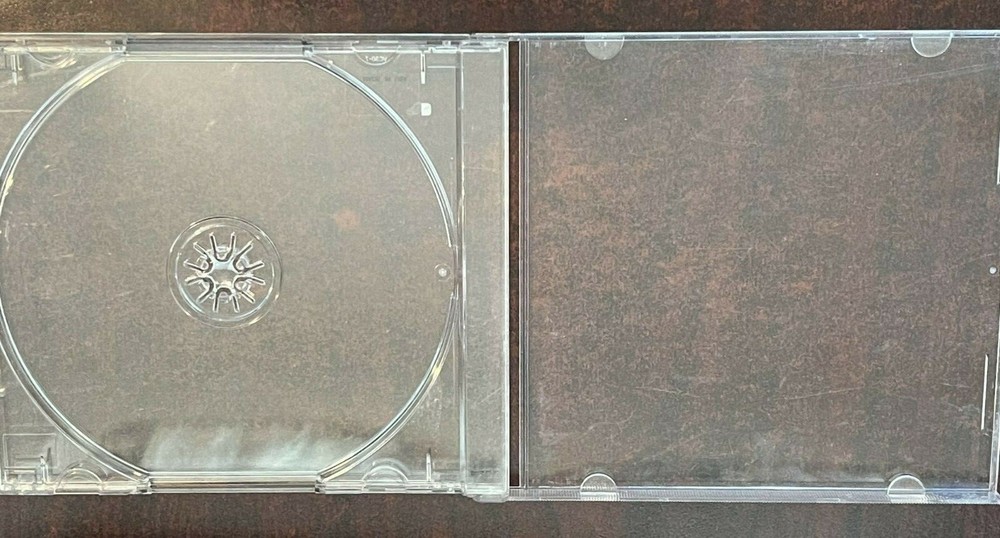 Lot of 3 used Clear 1 Disc Replacement CD Jewel Cases