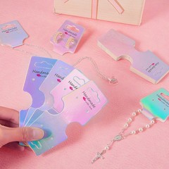 Teling 400 Pcs Jewelry Display Cards 4.7 x 2 inch, as picture shown