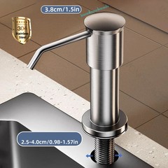 Soap Dispenser for Kitchen Sink Built in Sink Soap Dispenser Brushed Countertop