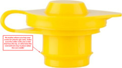 15 – Yellow Vents Replacement Metal Gas Can Eagle Chilton With Retaining Lip