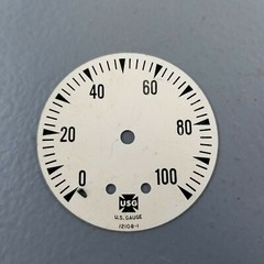 Vintage US Gauge Pressure 0-100 Model 12108-1 USG Dial Face Only