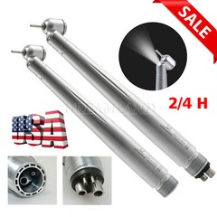 Dental LED Surgical 45 Degree High Speed Handpiece 2/4 Holes or FG Burs