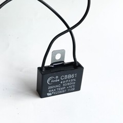 CBB61 4mfd 4uf 4.0uf 250V VAC Fan MOTOR START Capacitor 2 WIRES