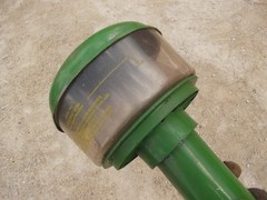 John Deere JD Tractor tall long air cleaner pipe w/ precleaner bowl + rubber grm