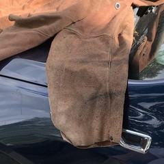 Steiner STVE-2133 Brown Leather Welding Jacket XL 30 in Length