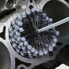 3.54″ 90mm Engine Cylinder Hone 240 Grit Ball Brush for 3.18″-3.55″ Bore Deglaze