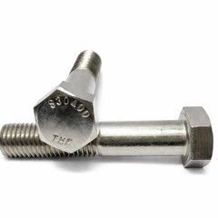 BULK BOX! 7/8″-9×12 1/2″ 6″ Thd UNC Hex Cap Screws Coarse Stain A2 10pcs
